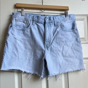 Madewell - The '90s Mid-Length Jean Short in Pearlman Wash